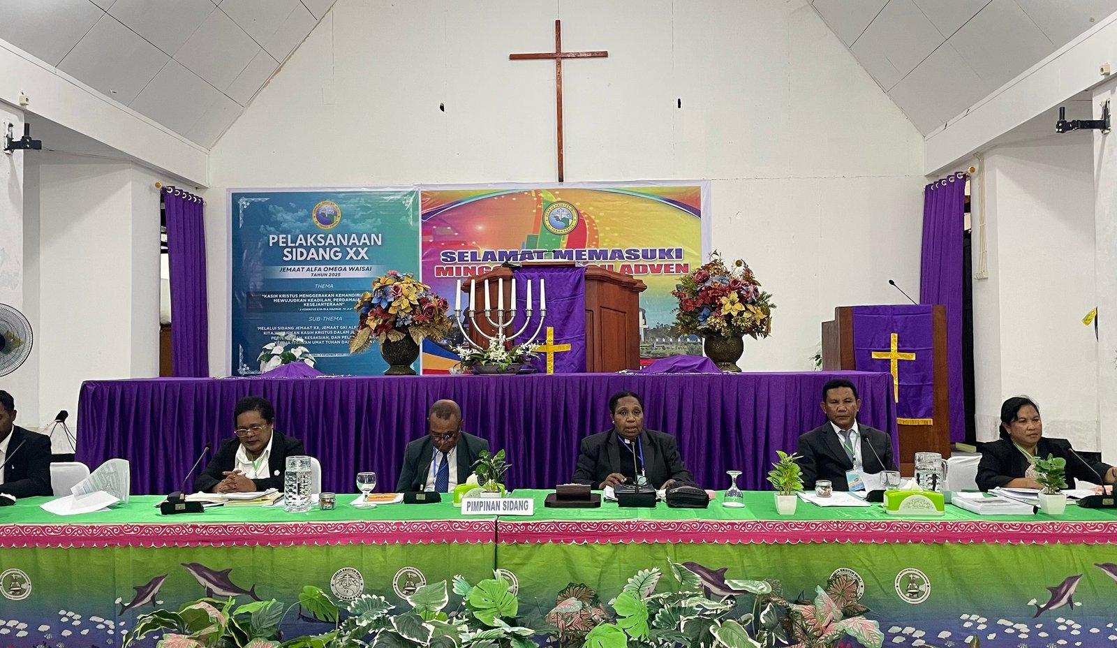 Sidang Jemaat XX pada Kamis (4/12/2025) yang berlangsung di Aula Gereja Alfa Omega Waisai/Foto: Petrus Rabu/RajaAmpatNews.com