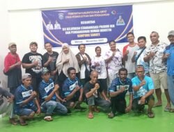 Disperindag Raja Ampat Latih Teknisi Rumah Produksi Minyak Kelapa di Kampung Samate