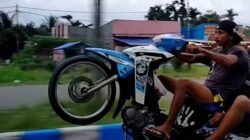 Polres Raja Ampat Tindak Balapan Liar, Warga Kelurahan Waisai Kota dan Sapordanco Sampaikan Terimakasih&nbsp;