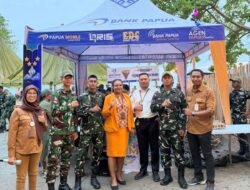 Bank Papua Cabang Waisai dan Batalyon TP 863 Bemambe Bathun Gelar Bazar Sembako Murah untuk Masyarakat Raja Ampat