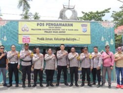 Tim Was Ops Itwasda Polda Papua Barat Daya Lakukan Pengawasan Operasi Ketupat Dofior 2026 di Polres Raja Ampat