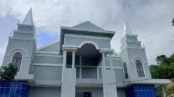 Pembangunan Gereja GKI Tasik Tiberias Siwindores Waisai Rampung, Siap Diresmikan 2026