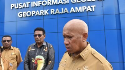 Bupati Biak Numfor dan Rombongan Kunjungan kerja ke Raja Ampat, Bahas Kerja Sama Pariwisata dan Konektivitas Transportasi