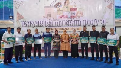 ATR/BPN Salurkan Santunan bagi Pegawai dalam Bazar Ramadan 1447 H, Wujud Kepedulian bagi Keluarga Besar Kementerian