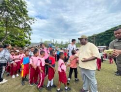 Semarak HUT ke-64 YPK di Waisai, Gubernur PBD dan&nbsp; Bupati Raja Ampat Bagikan Susu hingga Undi Doorprize