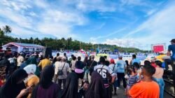 Ribuan Penonton Padati Pantai WTC, Hari Kedua AVC Beach Volleyball Raja Ampat 2026 Makin Membara