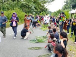 Penuh Sukacita, Karnaval Palem Jemaat GKI Bukit Zaitun Moko Warnai Persiapan Jumat Agung