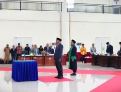 Pelantikan Wakil Ketua III DPRK Raja Ampat, Bupati Tekankan Kepentingan Rakyat dan Sinergi Pemerintah