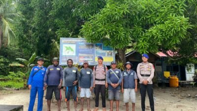 Polairud Raja Ampat Bergerak Cepat Tangani Persoalan Kapal Jaring di Perairan Kalwal Salawati Barat