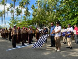Langkah Semangat Warnai HUT ke-23 Raja Ampat, Puluhan Regu Gerak Jalan Ramaikan Kota Waisai