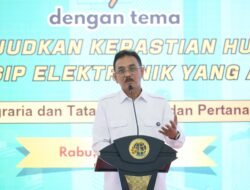 Peralihan Arsip Elektronik Jadi Keniscayaan, Sekjen ATR/BPN Tekankan Pengelolaan Harus Akuntabel