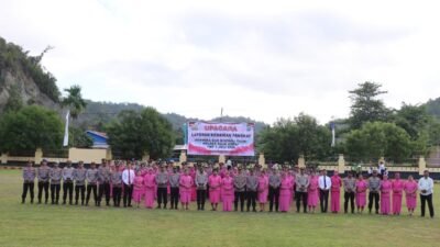 53 Personel Polres Raja Ampat Naik Pangkat, Kapolres: Jadikan Amanah untuk Tingkatkan Pengabdian