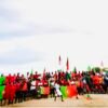 Semangat Portugal Menggema di Raja Ampat, Ratusan Para Fans Konvoi Meriah Keliling Kota Waisai