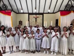 Hari Raya Tubuh dan Darah Kristus Jadi Momen Istimewa, 16 Anak Terima Komuni Pertama di Waisai