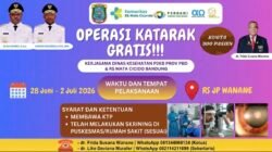Kabar Baik untuk Warga Sorong, Operasi Katarak Gratis Siap Layani 300 Pasien di RSUD JP Wanane