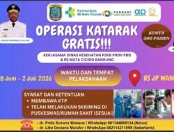 Kabar Baik untuk Papua Barat Daya, Operasi Katarak Gratis Siap Layani 300 Pasien di RSUD JP Wanane