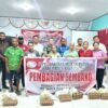 Peduli Sesama, DPC Barisan Merah Putih Raja Ampat Salurkan Sembako dan Dana Pembinaan Pemuda Gereja