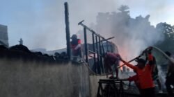 Satu Rumah di Waisai Ludes Terbakar, Ratusan Personel Batalyon dan Tim Gabungan di terjunkan ke Lokasi