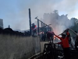 Satu Rumah di Waisai Ludes Terbakar, Ratusan Personel Batalyon dan Tim Gabungan di terjunkan ke Lokasi