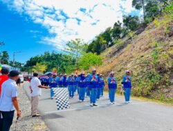 Meriahkan HUT RI ke-81, Gerak Jalan di Raja Ampat Jadi Panggung Semangat Kebersamaan
