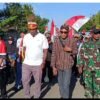 Bangkit dan Produktif, Distrik Salawati Tengah Awali Peringatan HUT RI dengan Parade Merah Putih