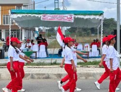 Sambut HUT RI, Komunitas Dalam Lindungan Doa Mama Gelar Lomba Gerak Jalan