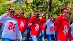 Tampil Kompak dan Disiplin, Bank Papua Cabang Waisai Sabet Juara 1 Gerak Jalan HUT ke-81 RI di Kabupaten Raja Ampat
