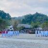 40 Paskibraka Raja Ampat Tuntaskan Tugas Pengibaran hingga Penurunan Bendera HUT RI ke-81