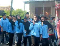 Jalan Sehat dan Doorprize Meriah Warnai HUT RI ke-81 di Kecamatan Guntur, Warga dan Mahasiswa KKN Penuh Antusias