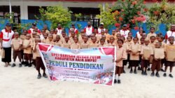 DPC BMP Raja Ampat Dukung Sekolah Rakyat, Salurkan ATK untuk Pelajar SD YPK Maranatha Yensner
