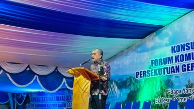 KONAS XIX di Raja Ampat, Wabup Mansur Tekankan Peran Kaum Bapa Perkuat Keluarga