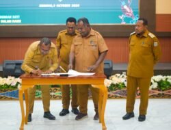 Bupati Orideko Teken Kesepakatan DTI 2027, Dorong Infrastruktur Raja Ampat Tepat Sasaran