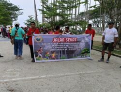 Sambut HUT ke-70 GKI di Tanah Papua dan HUT ke-9 Jemaat, GKI Tasik Tiberias Siwindores Waisai Gelar Jalan Sehat