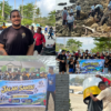 HUT ke-16 Stasi Santa Maria Mater Dei Waisai, Umat Gelar Jalan Santai Sambil Bersihkan Pantai WTC
