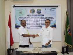 Kantor Pertanahan dan BP2RD Raja Ampat Sepakat Perkuat Data Tanah dan Pajak Daerah